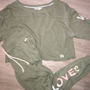 PINK Victoria's Secret Tops - Green Victoria Secret Top PINK Victoria's Secret Tops - Green Victoria Secret Top